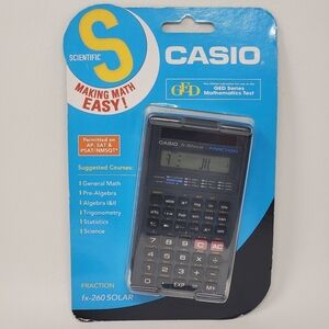 Casio FX-260Solar Scientific Calculator New